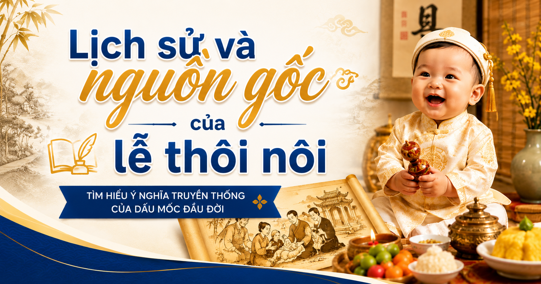 Nguồn gốc lễ thôi nôi theo phong tục truyền thống Việt Nam