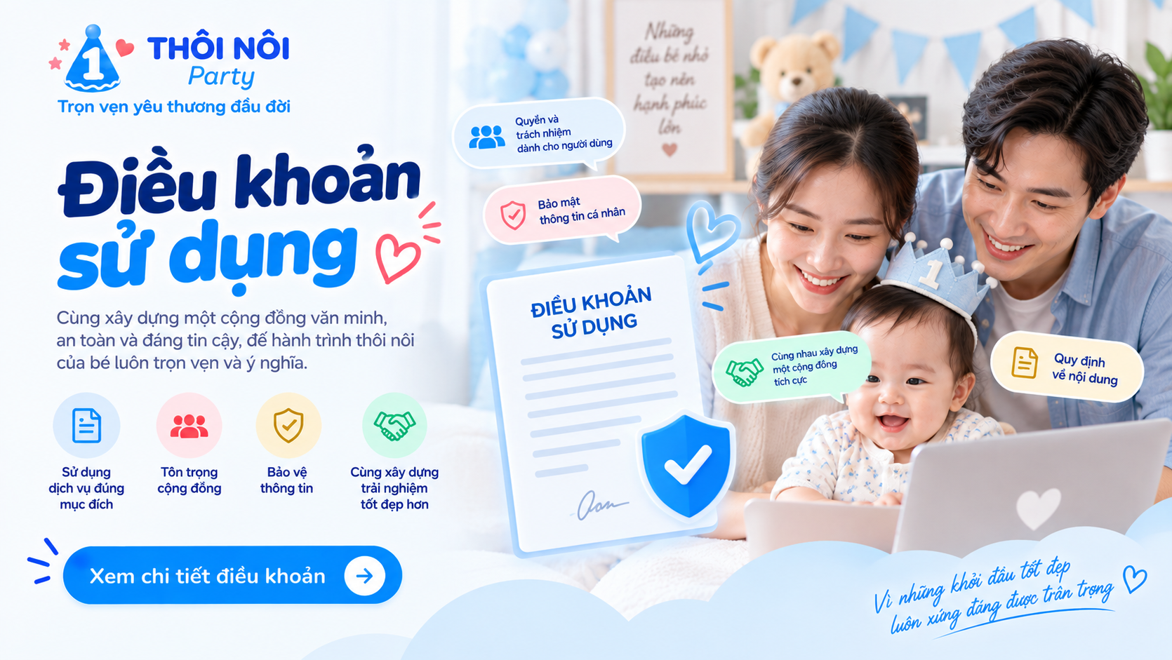 Điều khoản sử dụng THÔI NÔI Party